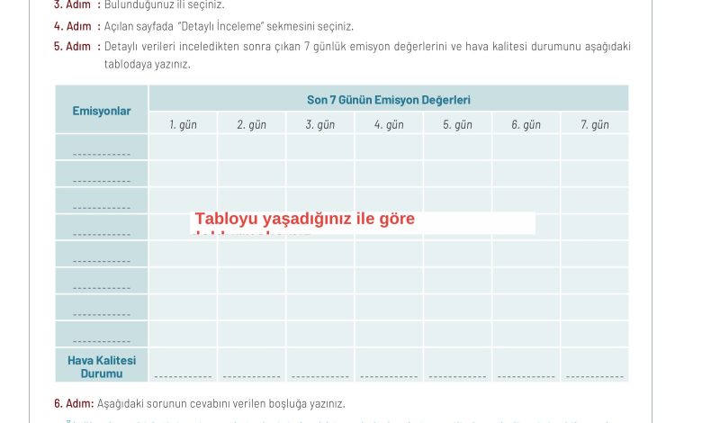 11. Sınıf Meb Yayınları İklim Çevre Ve Yenilikçi Çözümler Ders Kitabı Sayfa 90 Cevapları