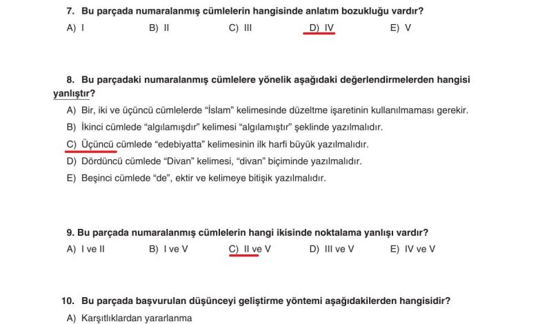 11. Sınıf Gizem Yayınları Türk Dili Ve Edebiyatı Ders Kitabı Sayfa 283 Cevapları