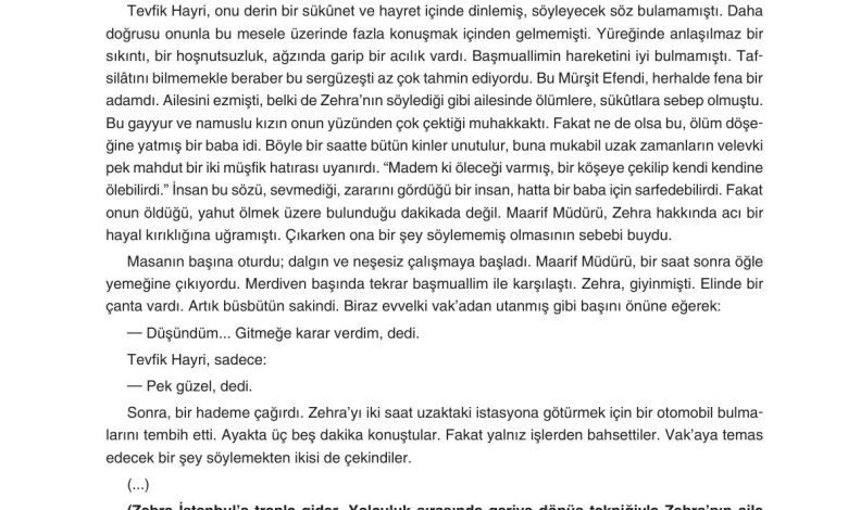 11. Sınıf Gizem Yayınları Türk Dili Ve Edebiyatı Ders Kitabı Sayfa 186 Cevapları