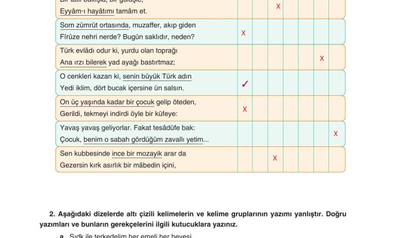 11. Sınıf Gizem Yayınları Türk Dili Ve Edebiyatı Ders Kitabı Sayfa 111 Cevapları