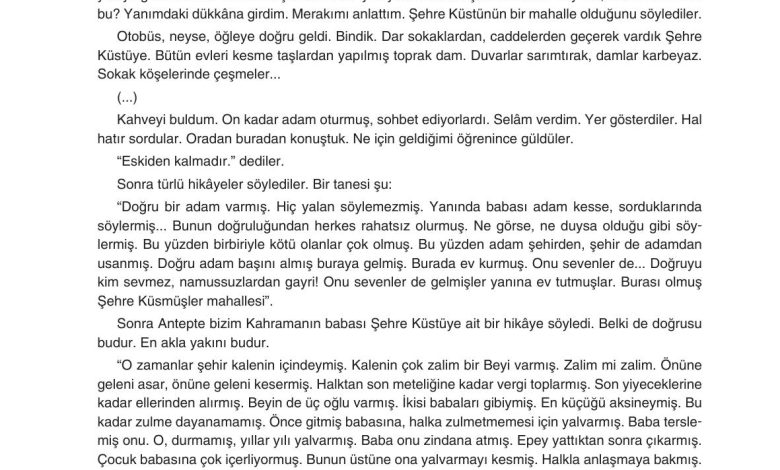 11. Sınıf Gizem Yayınları Türk Dili Ve Edebiyatı Ders Kitabı Sayfa 296 Cevapları