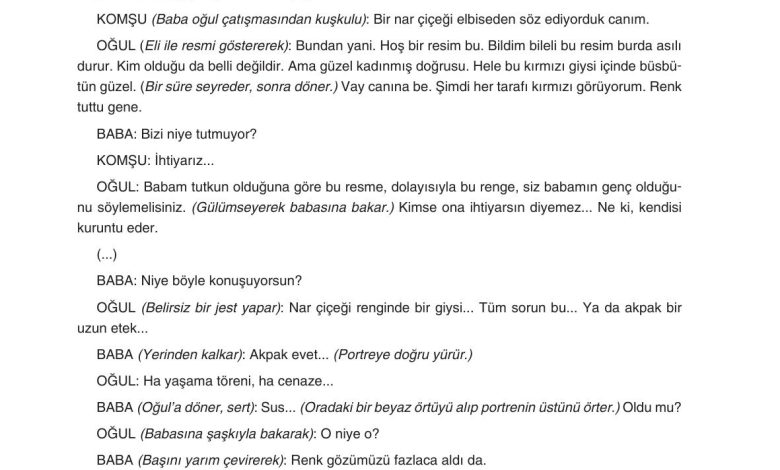 11. Sınıf Gizem Yayınları Türk Dili Ve Edebiyatı Ders Kitabı Sayfa 235 Cevapları