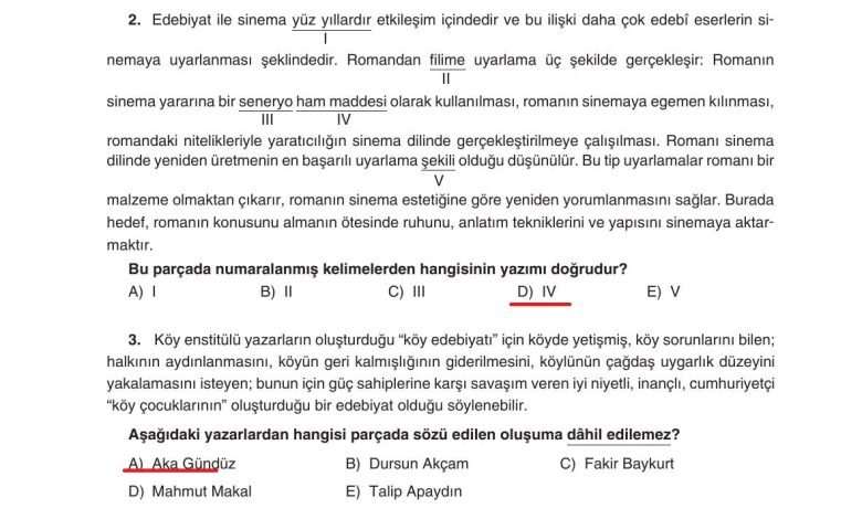 11. Sınıf Gizem Yayınları Türk Dili Ve Edebiyatı Ders Kitabı Sayfa 222 Cevapları