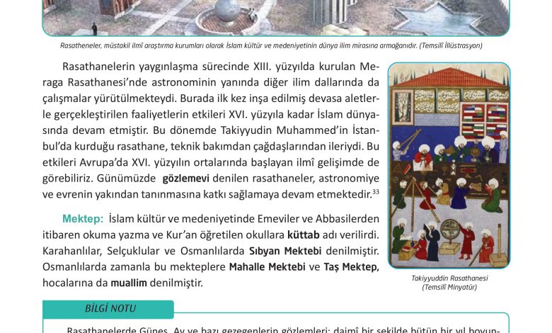 12. Sınıf Meb Yayınları İslam Kültür Ve Medeniyeti Ders Kitabı Sayfa 78 Cevapları