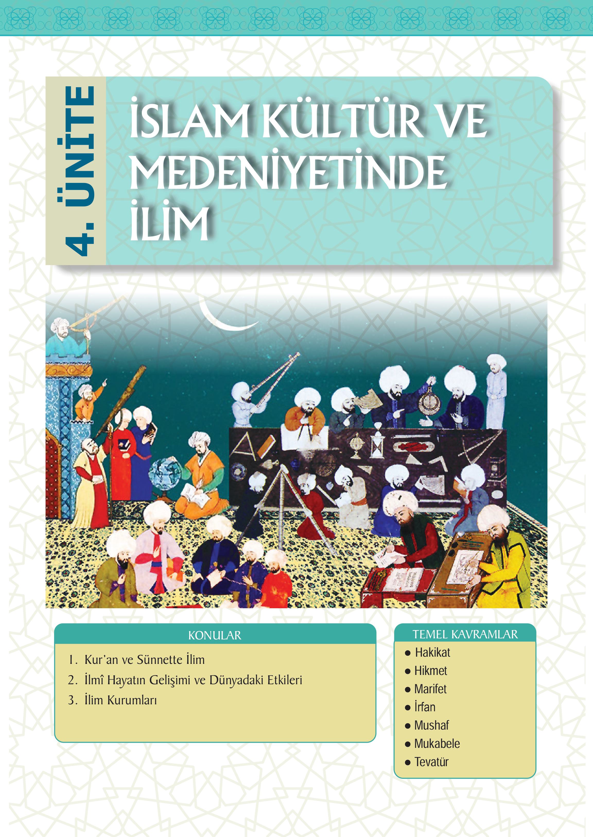 12. Sınıf Meb Yayınları İslam Kültür Ve Medeniyeti Ders Kitabı Sayfa 61 Cevapları