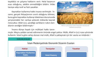 12. Sınıf Meb Yayınları İslam Kültür Ve Medeniyeti Ders Kitabı Sayfa 55 Cevapları