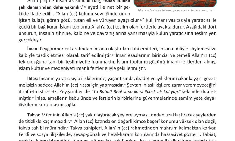 12. Sınıf Meb Yayınları İslam Kültür Ve Medeniyeti Ders Kitabı Sayfa 46 Cevapları