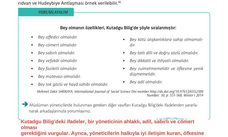 12. Sınıf Meb Yayınları İslam Kültür Ve Medeniyeti Ders Kitabı Sayfa 34 Cevapları