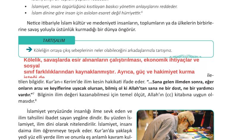 12. Sınıf Meb Yayınları İslam Kültür Ve Medeniyeti Ders Kitabı Sayfa 27 Cevapları