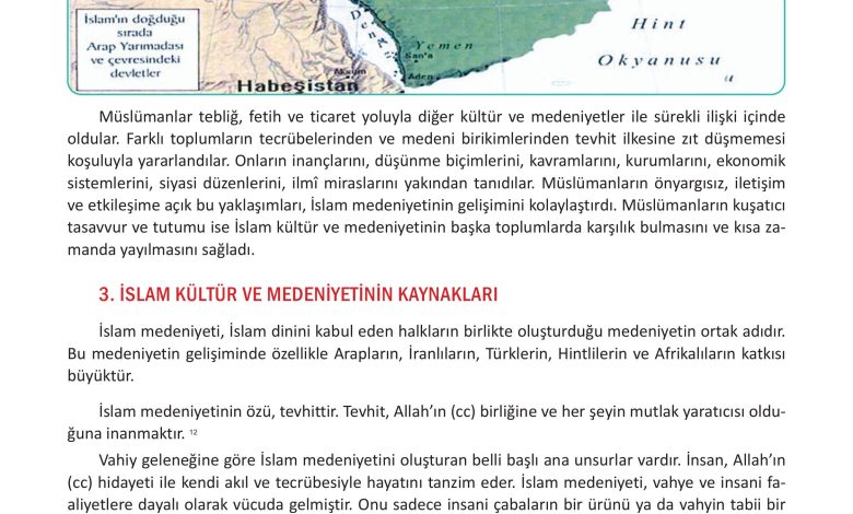 12. Sınıf Meb Yayınları İslam Kültür Ve Medeniyeti Ders Kitabı Sayfa 16 Cevapları