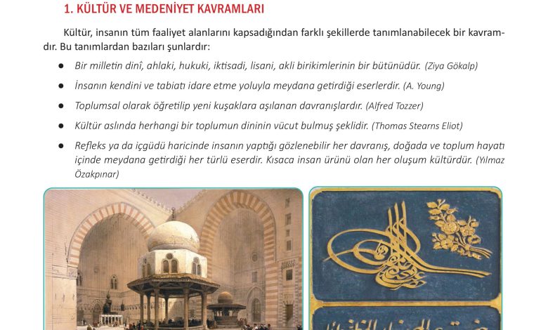 12. Sınıf Meb Yayınları İslam Kültür Ve Medeniyeti Ders Kitabı Sayfa 12 Cevapları