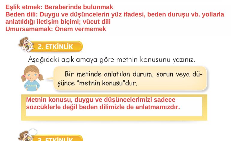 2. Sınıf İlke Yayınları Türkçe Ders Kitabı Sayfa 14 Cevapları