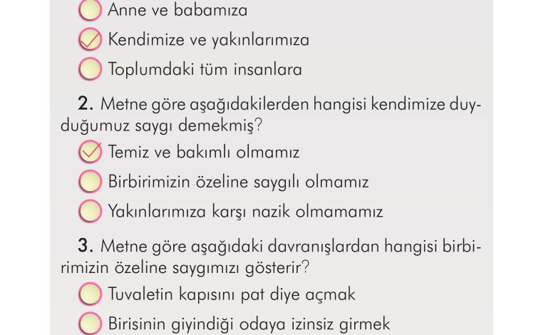 2. Sınıf İlke Yayınları Türkçe Ders Kitabı Sayfa 154 Cevapları