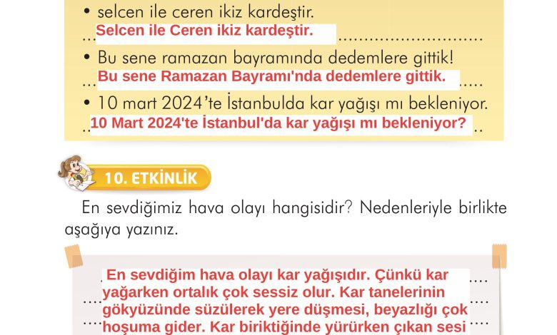 2. Sınıf İlke Yayınları Türkçe Ders Kitabı Sayfa 185 Cevapları