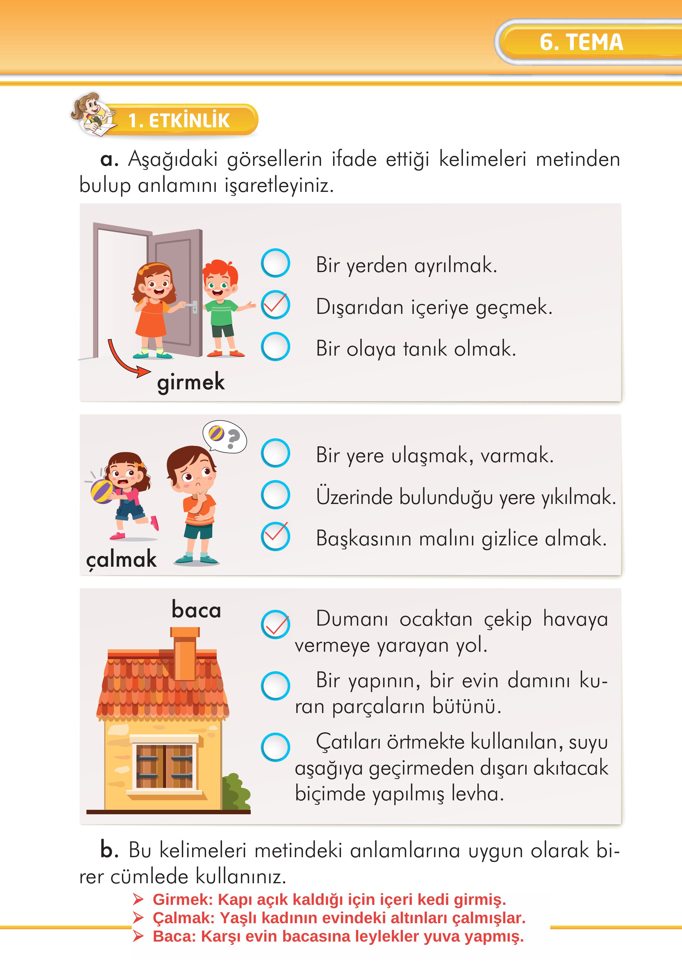 2. Sınıf İlke Yayınları Türkçe Ders Kitabı Sayfa 201 Cevapları