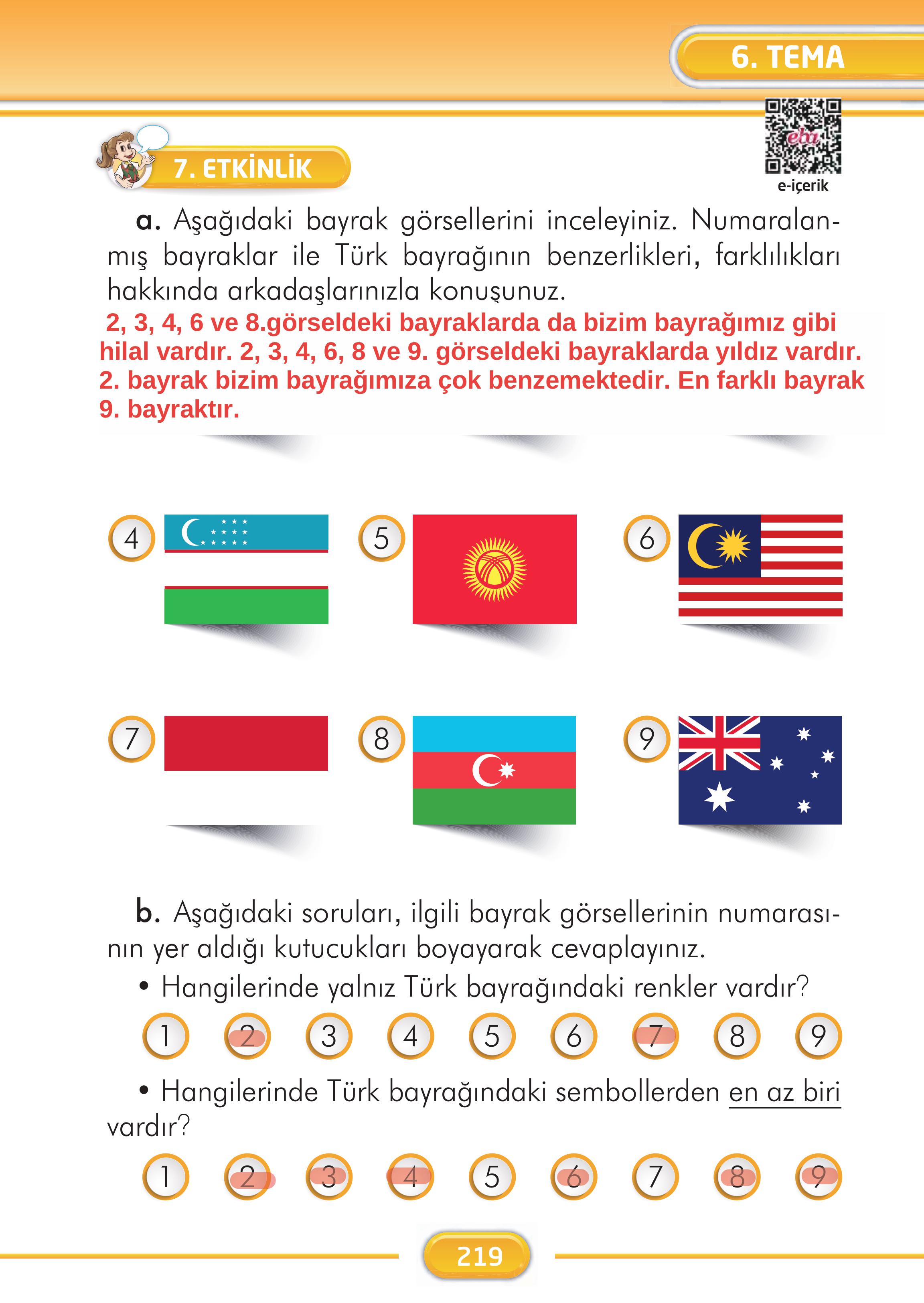 2. Sınıf İlke Yayınları Türkçe Ders Kitabı Sayfa 219 Cevapları