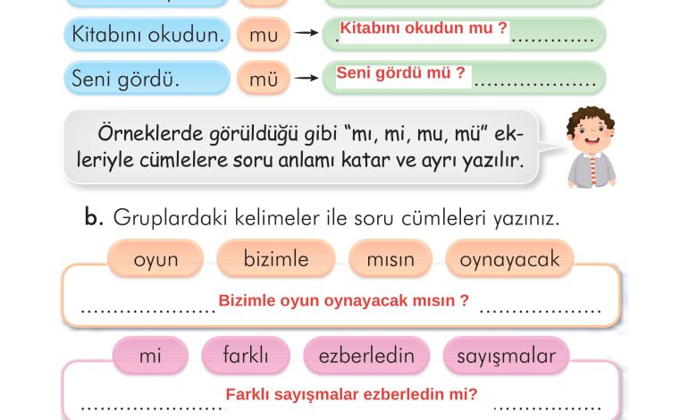 2. Sınıf İlke Yayınları Türkçe Ders Kitabı Sayfa 246 Cevapları