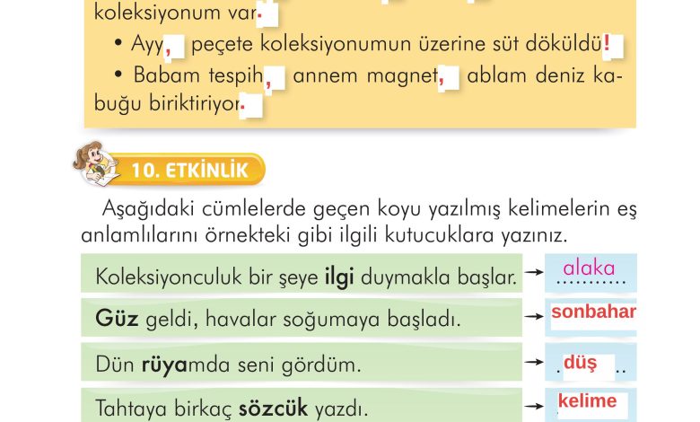 2. Sınıf İlke Yayınları Türkçe Ders Kitabı Sayfa 253 Cevapları