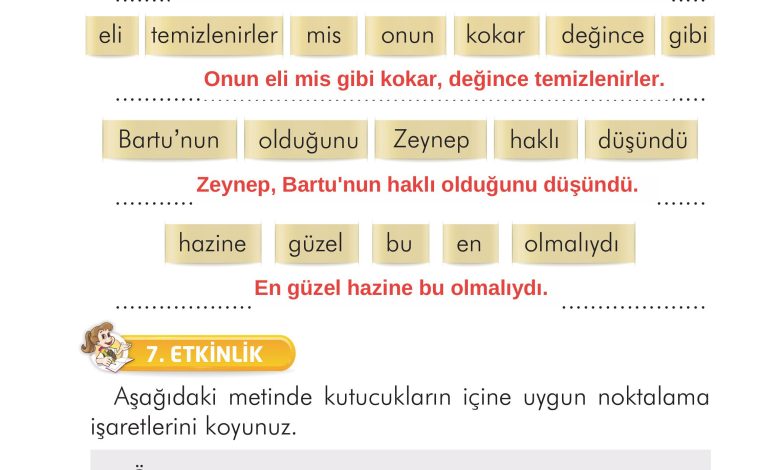 2. Sınıf İlke Yayınları Türkçe Ders Kitabı Sayfa 263 Cevapları