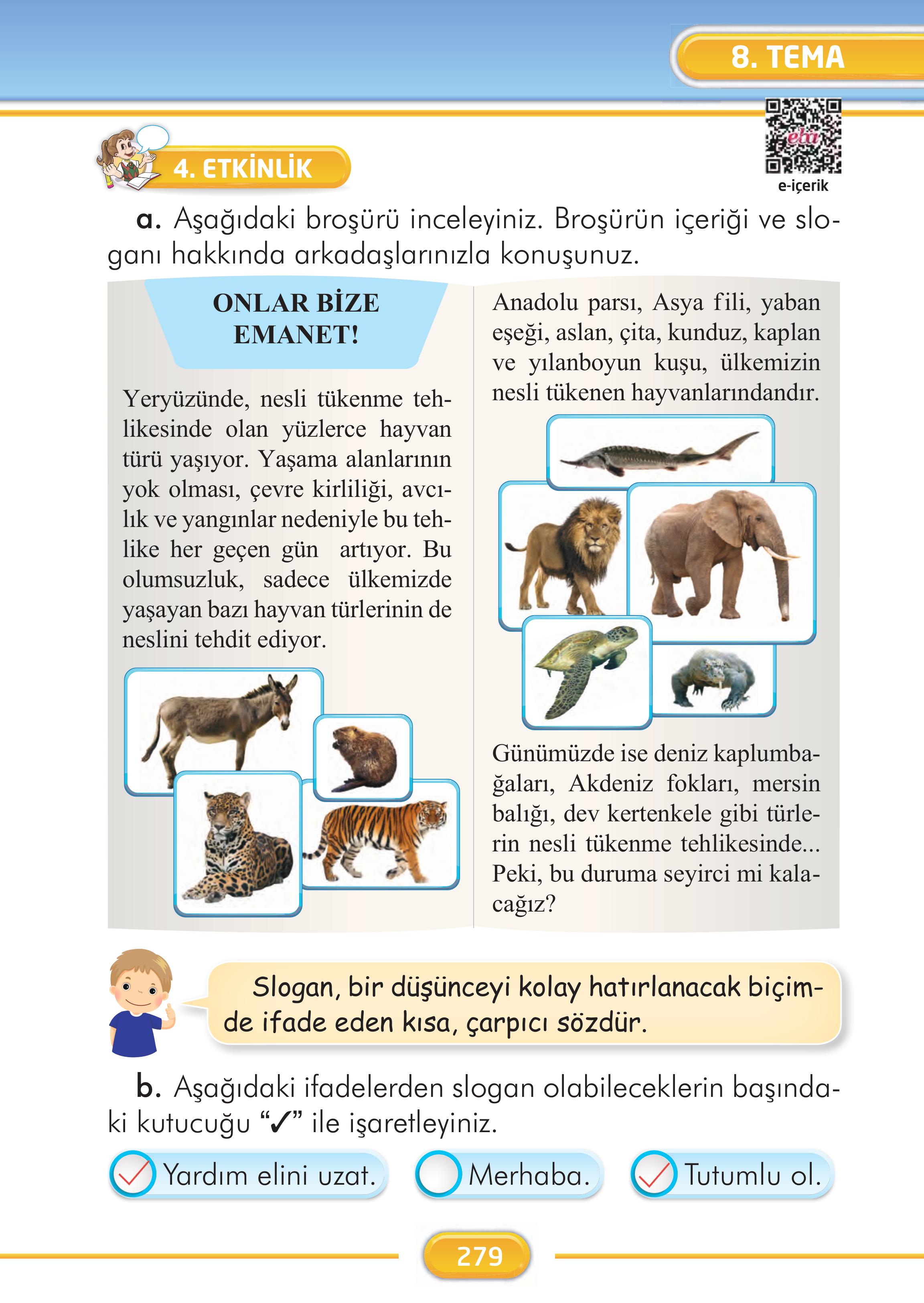 2. Sınıf İlke Yayınları Türkçe Ders Kitabı Sayfa 279 Cevapları