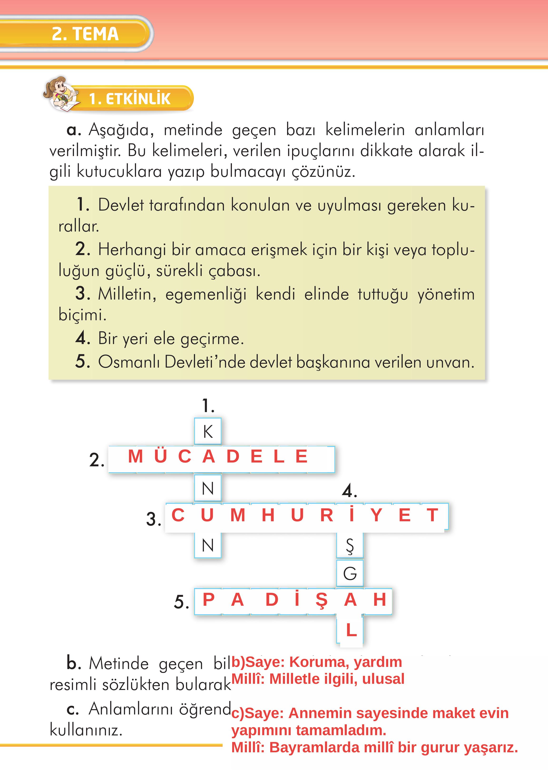 2. Sınıf İlke Yayınları Türkçe Ders Kitabı Sayfa 62 Cevapları