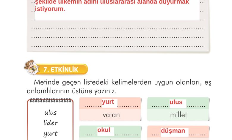 2. Sınıf İlke Yayınları Türkçe Ders Kitabı Sayfa 65 Cevapları