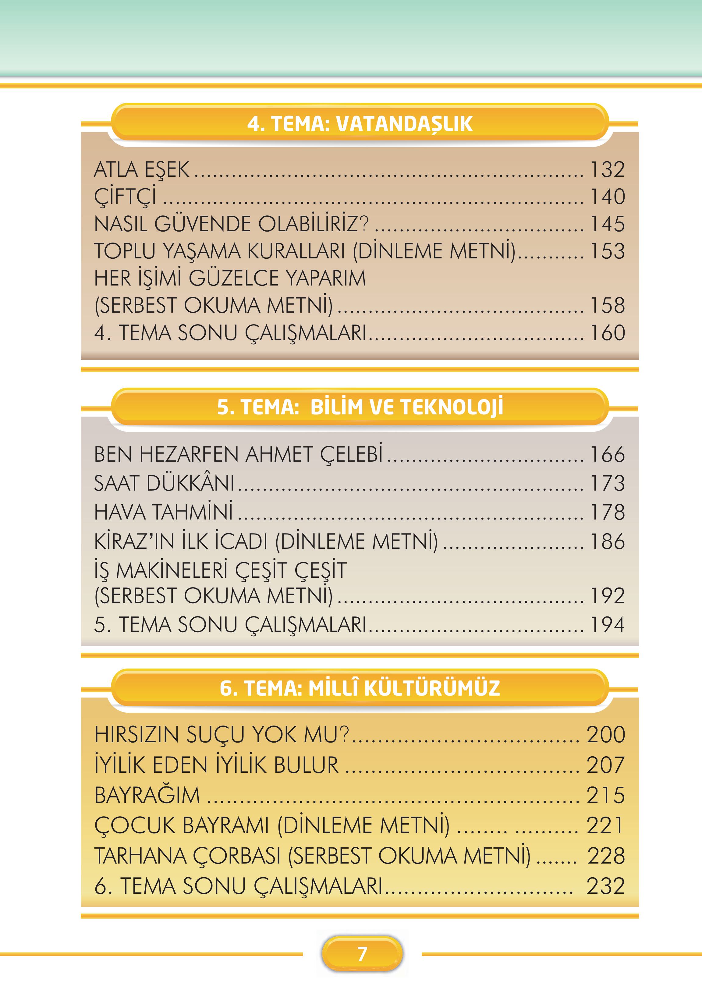 2. Sınıf İlke Yayınları Türkçe Ders Kitabı Sayfa 7 Cevapları