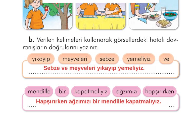 2. Sınıf İlke Yayınları Türkçe Ders Kitabı Sayfa 95 Cevapları