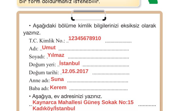 2. Sınıf İlke Yayınları Türkçe Ders Kitabı Sayfa 96 Cevapları