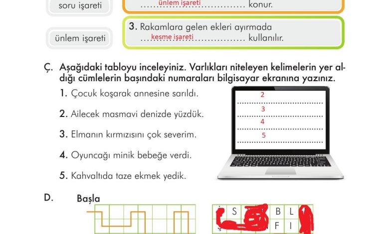 3. Sınıf İlke Yayınları Türkçe Ders Kitabı Sayfa 125 Cevapları