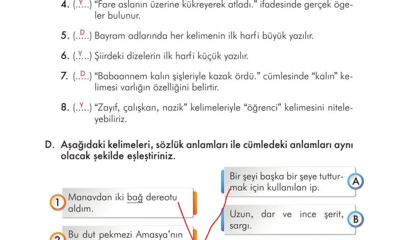 3. Sınıf İlke Yayınları Türkçe Ders Kitabı Sayfa 160 Cevapları