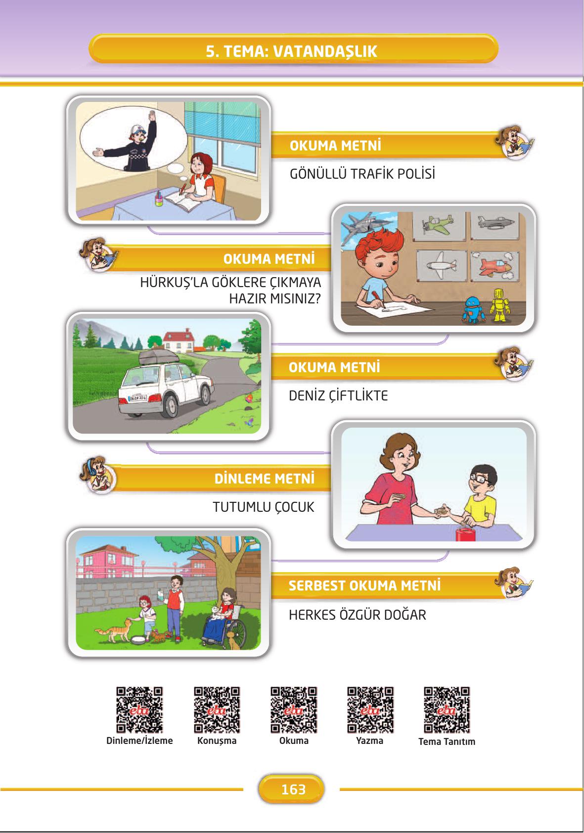 3. Sınıf İlke Yayınları Türkçe Ders Kitabı Sayfa 163 Cevapları