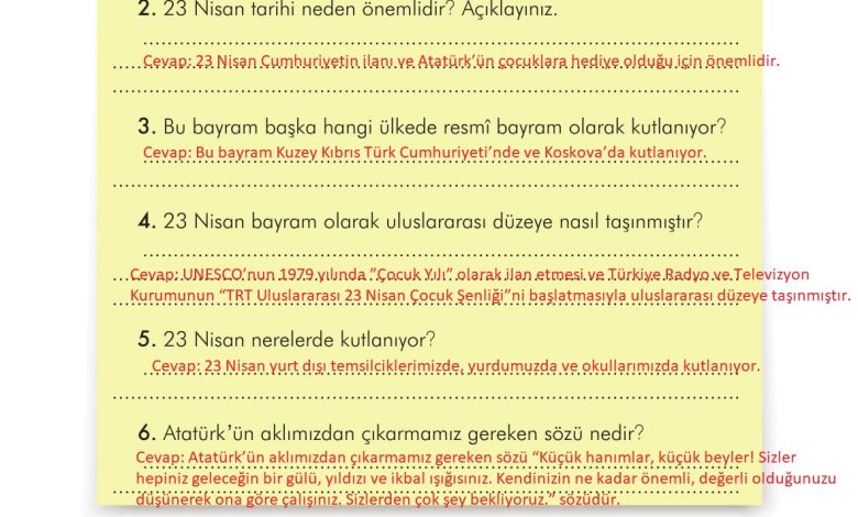 3. Sınıf İlke Yayınları Türkçe Ders Kitabı Sayfa 222 Cevapları