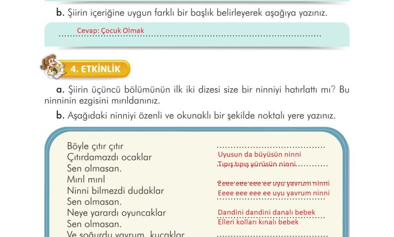 3. Sınıf İlke Yayınları Türkçe Ders Kitabı Sayfa 245 Cevapları