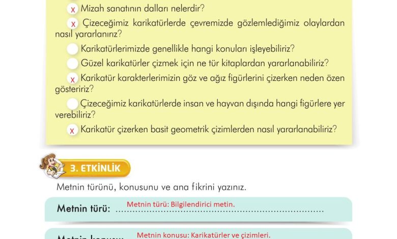 3. Sınıf İlke Yayınları Türkçe Ders Kitabı Sayfa 252 Cevapları