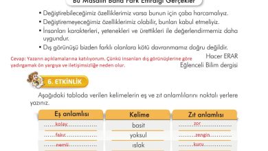 3. Sınıf İlke Yayınları Türkçe Ders Kitabı Sayfa 258 Cevapları