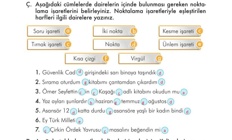 3. Sınıf İlke Yayınları Türkçe Ders Kitabı Sayfa 265 Cevapları