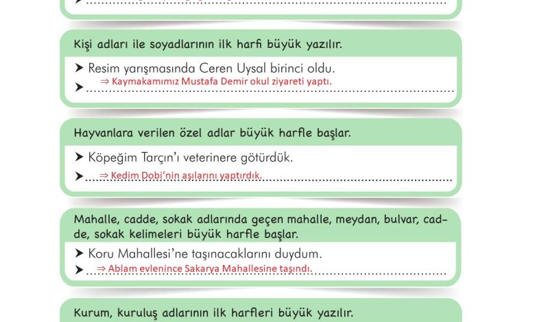 3. Sınıf İlke Yayınları Türkçe Ders Kitabı Sayfa 32 Cevapları