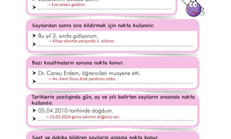 3. Sınıf İlke Yayınları Türkçe Ders Kitabı Sayfa 40 Cevapları