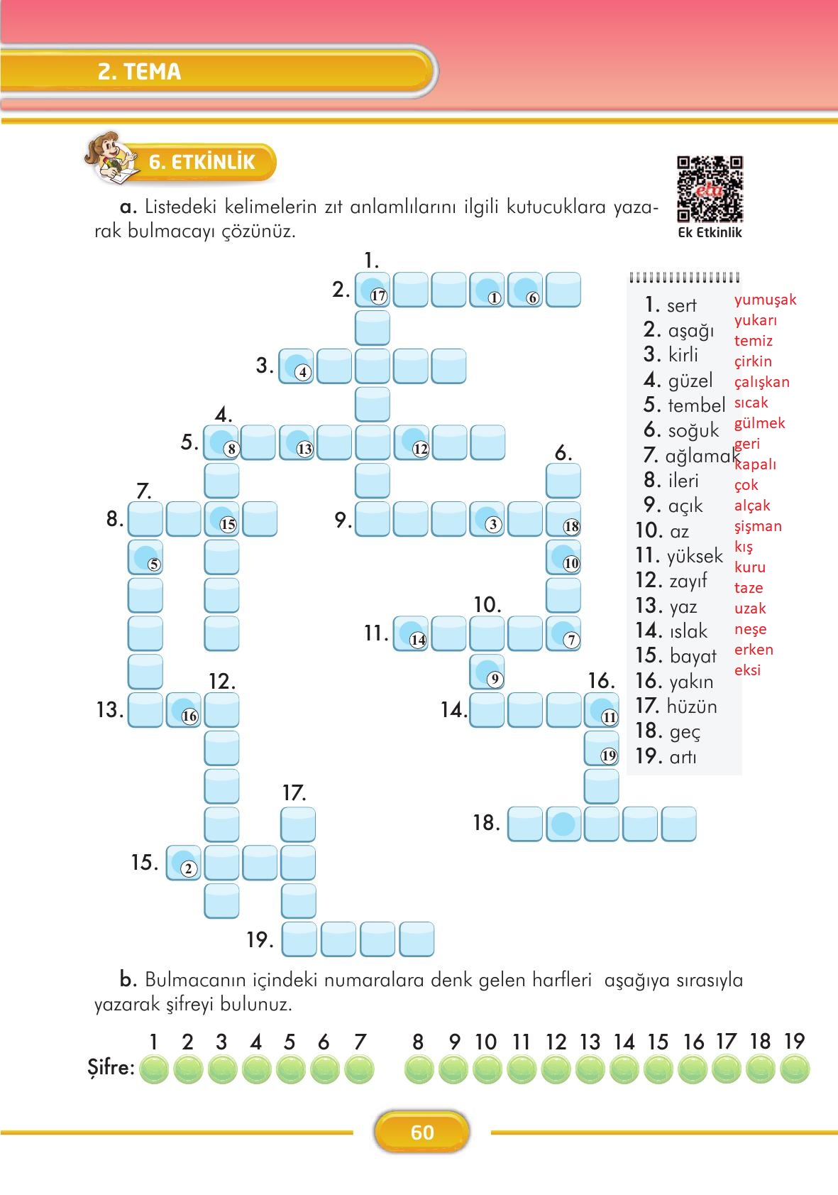 3. Sınıf İlke Yayınları Türkçe Ders Kitabı Sayfa 60 Cevapları