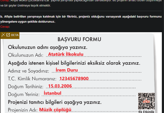 3. Sınıf İlke Yayınları Türkçe Ders Kitabı Sayfa 95 Cevapları