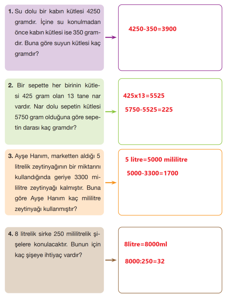 4. Sınıf Pasifik Yayınları Fen Bilimleri Ders Kitabı Sayfa 162 Cevapları