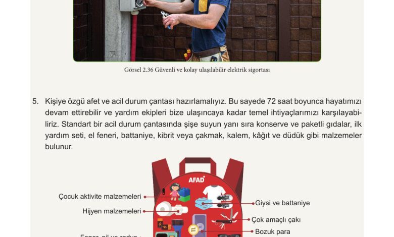 5. Sınıf Meb Yayınları Afet Bilinci Ders Kitabı Sayfa 108 Cevapları