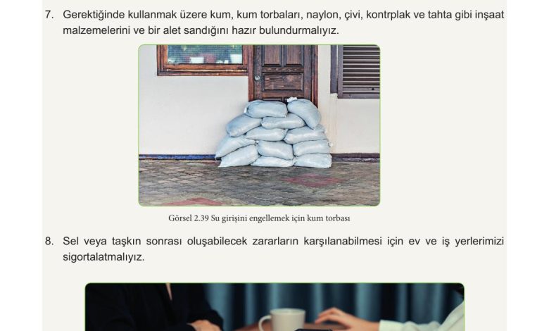 5. Sınıf Meb Yayınları Afet Bilinci Ders Kitabı Sayfa 109 Cevapları