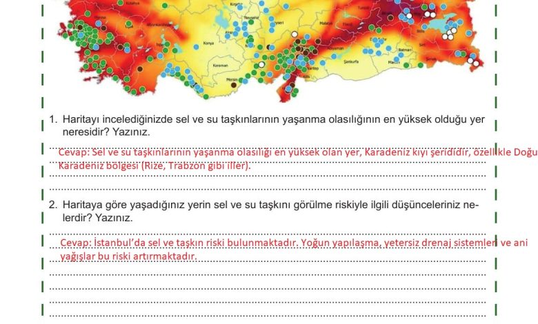 5. Sınıf Meb Yayınları Afet Bilinci Ders Kitabı Sayfa 120 Cevapları