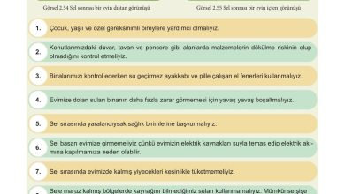 5. Sınıf Meb Yayınları Afet Bilinci Ders Kitabı Sayfa 129 Cevapları