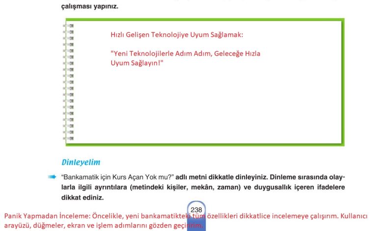 6. Sınıf Yıldırım Yayınları Türkçe Ders Kitabı Sayfa 238 Cevapları