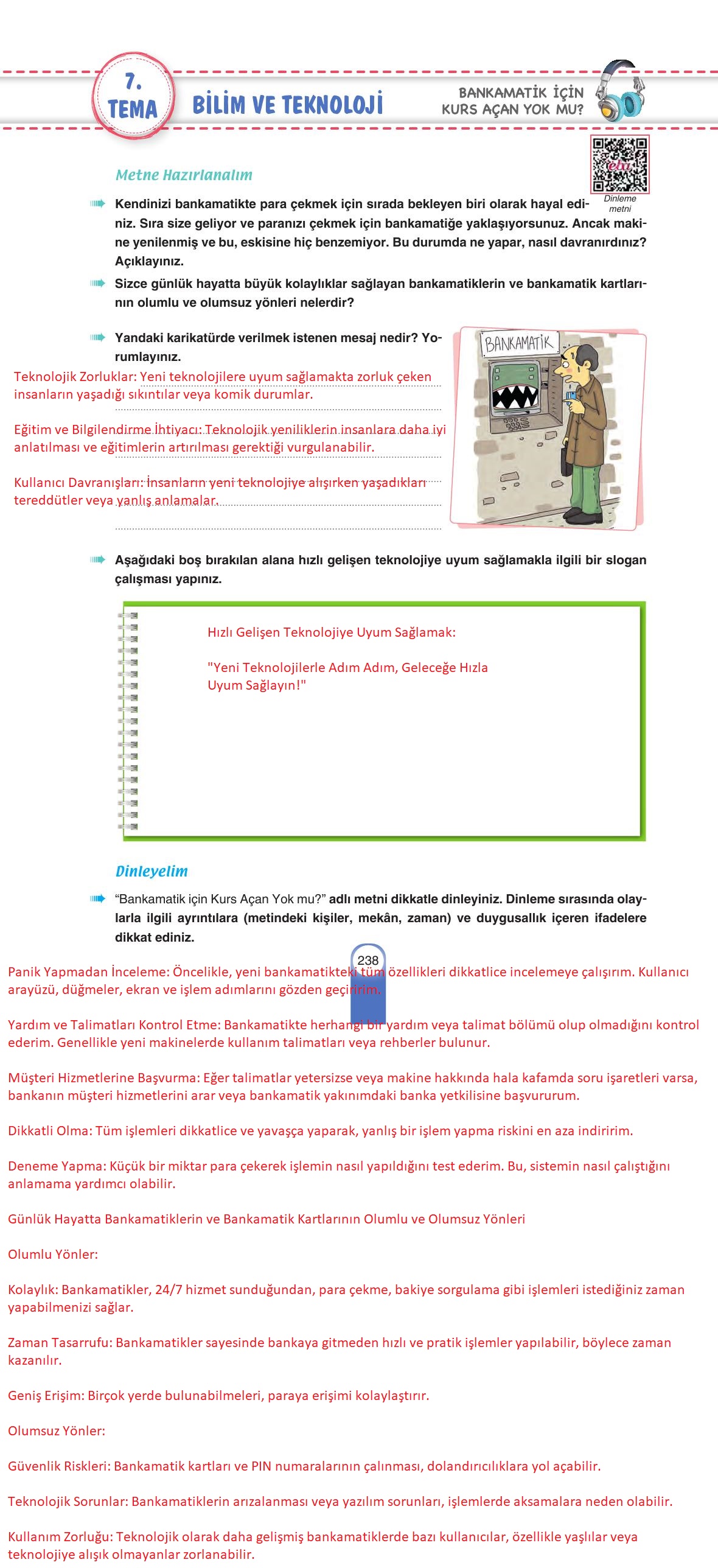 6. Sınıf Yıldırım Yayınları Türkçe Ders Kitabı Sayfa 238 Cevapları