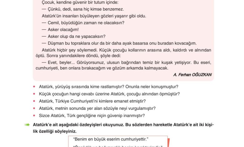 6. Sınıf Yıldırım Yayınları Türkçe Ders Kitabı Sayfa 69 Cevapları