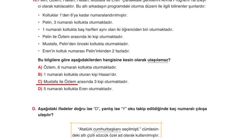 6. Sınıf Yıldırım Yayınları Türkçe Ders Kitabı Sayfa 76 Cevapları